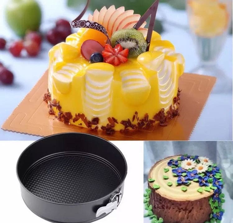 Set Of 3 Carbon Non Stick Pan, Round And Heart Cake Pan Set, Steel Nonstick Leakproof Cheesecake Pans, Mini Cake Molds Set Of 3 Carbon Non Stick Pan, Round And Heart Cake Pan Set, Steel Nonstick Leakproof Cheesecake Pans, Mini Cake Molds
